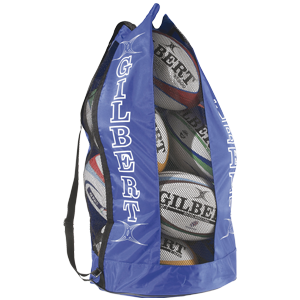 Gilbert Rugby Breathable Ball Bag S Original Brand Ball Bag Royal