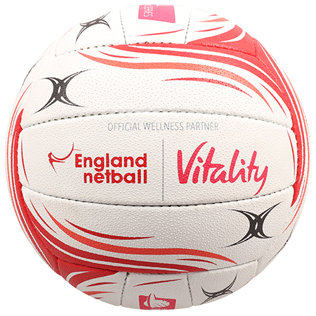 Gilbert Netball Shop Synergie X5 England Vitality Ball | Power, Passion ...