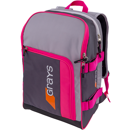 Grays Hockey Bags Grays Hockey Gr500 Gry Sil Pink Front